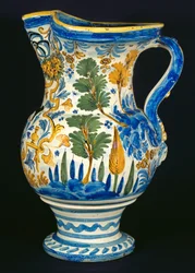 Trefoil-Spouted Wine Jug, from a Workshop in Pesaro